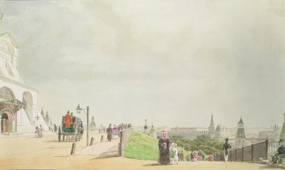 The Kremlin, Moscow, 1839 by Johann Philipp Eduard Gartner